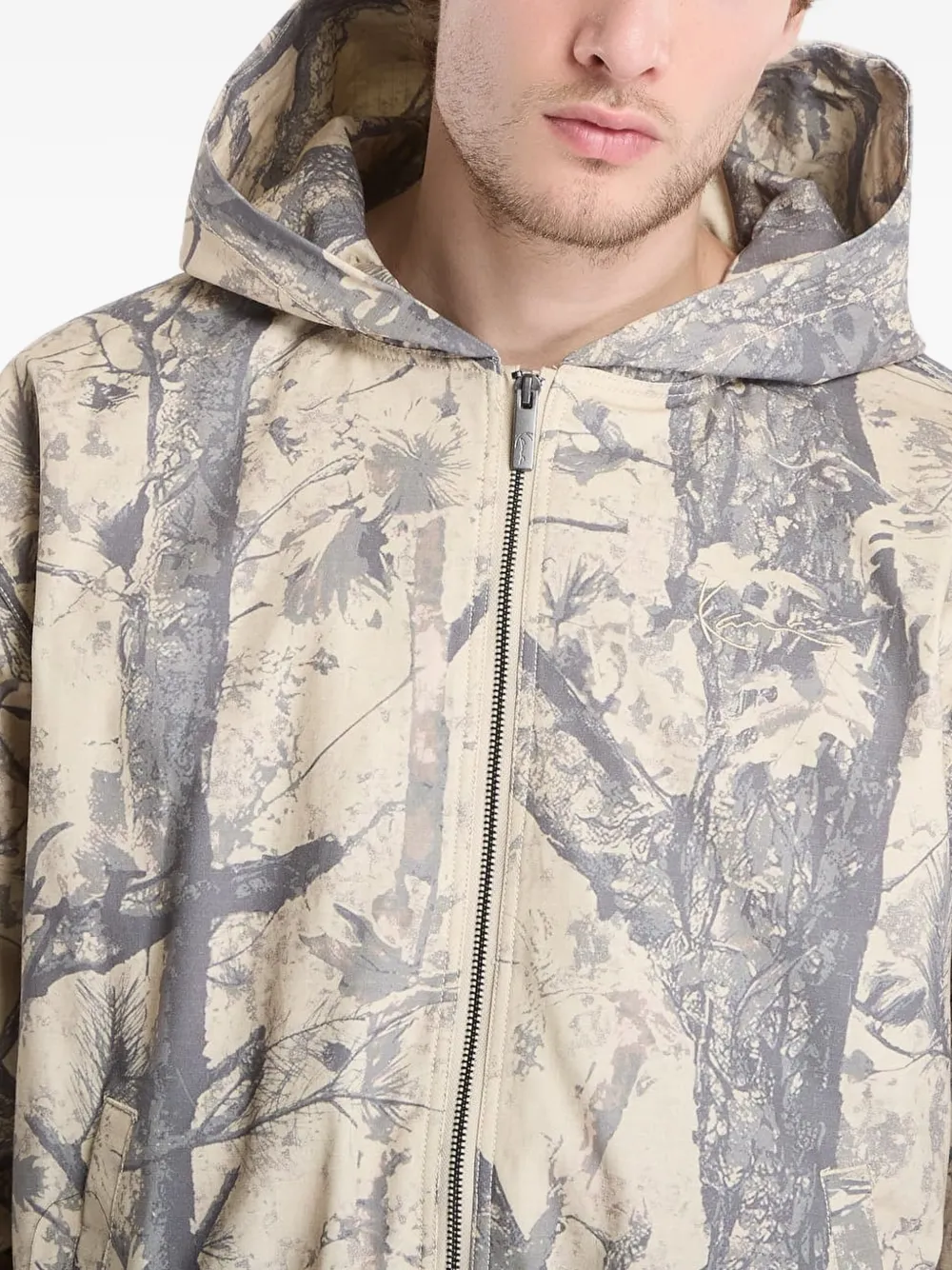karl kani Signature Wood Camo jack Beige