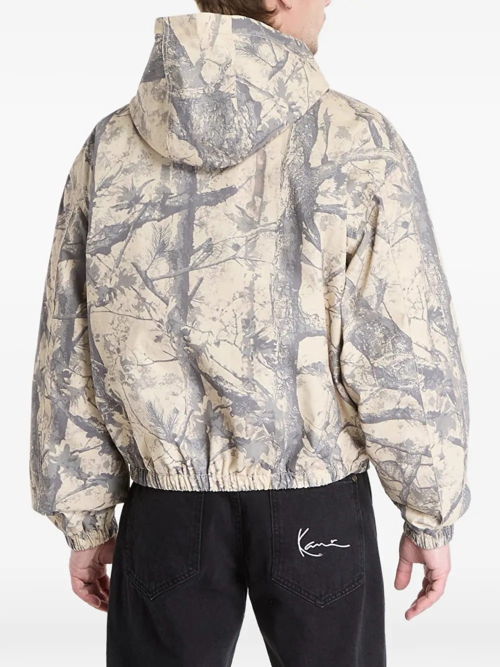 karl kani Signature Wood Camo jack Beige