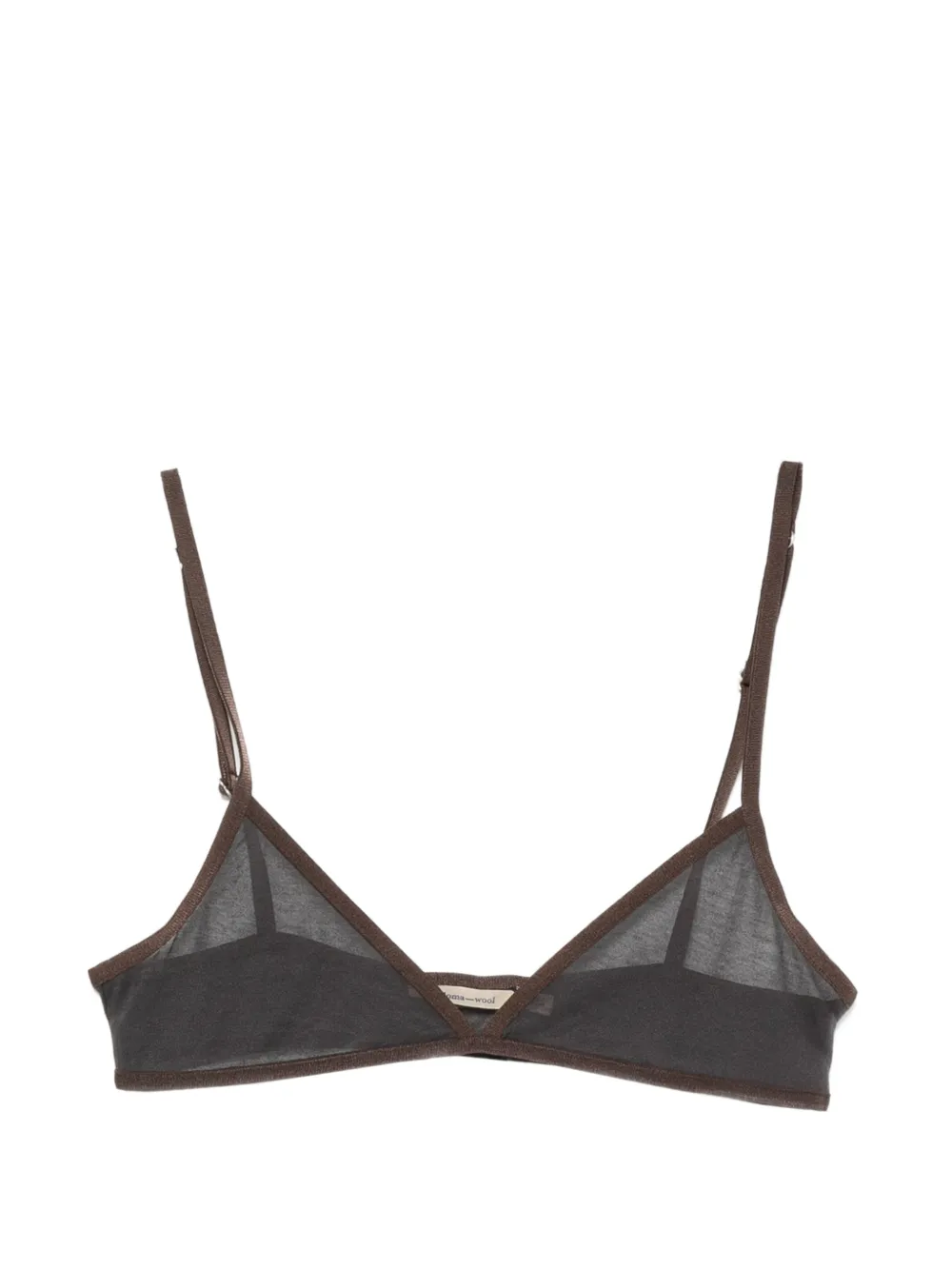 Paloma Wool Esco triangle-cup adjustable-strap top - Nero