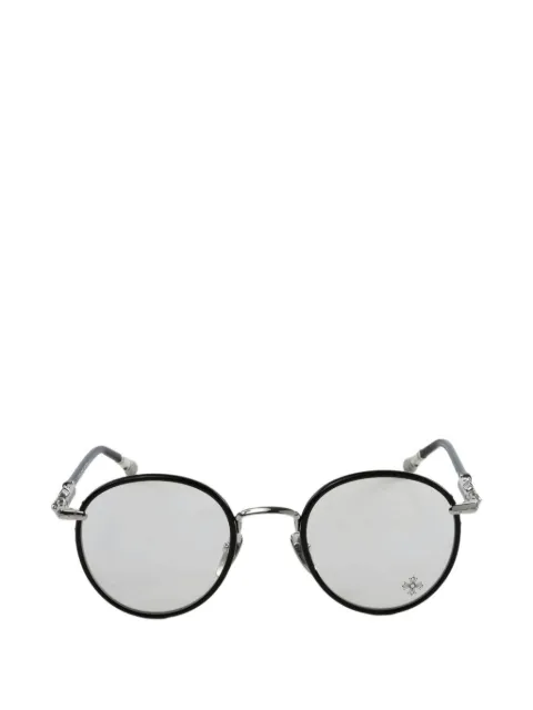 Chrome Hearts round-frame glasses