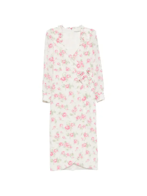 Alessandra Rich floral-print midi dress