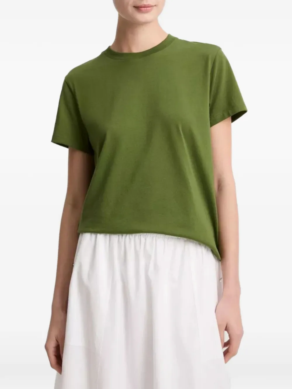 Vince T-shirt met ronde hals en korte mouwen Groen