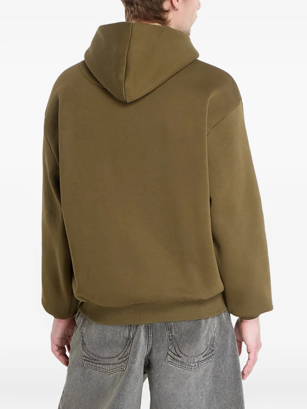 karl kani Hoodie met geborduurd logo Groen