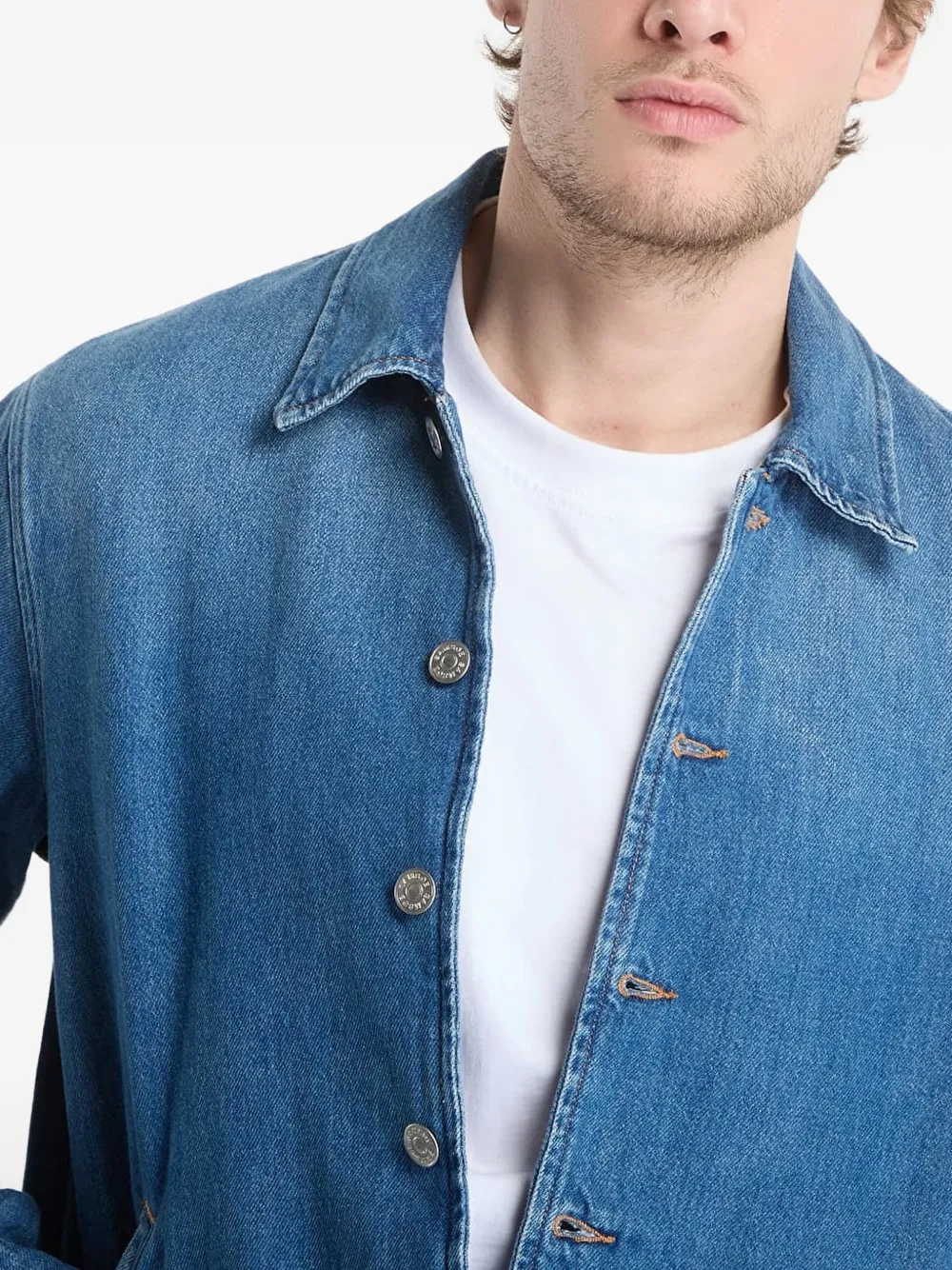 SAMSOE Sarobin denim jack Blauw