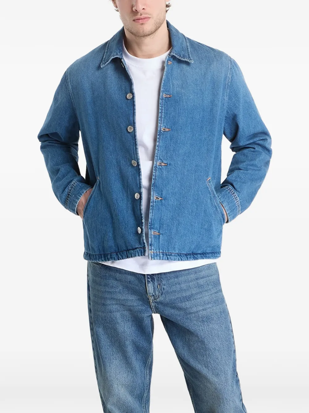 Samsoe & Samsoe Sarobin Denim Jacket In Blue