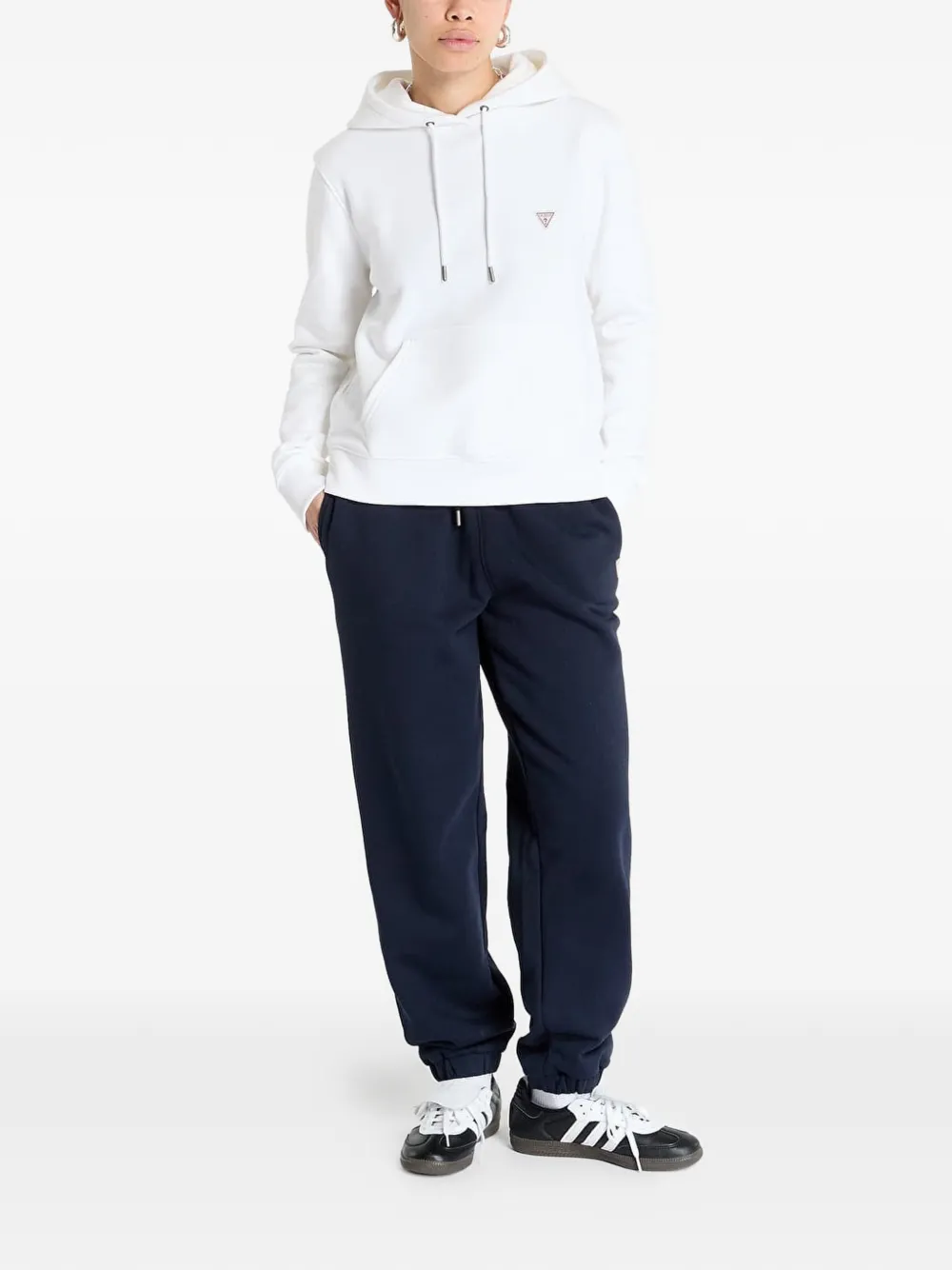 GUESS USA Iconic hoodie Wit