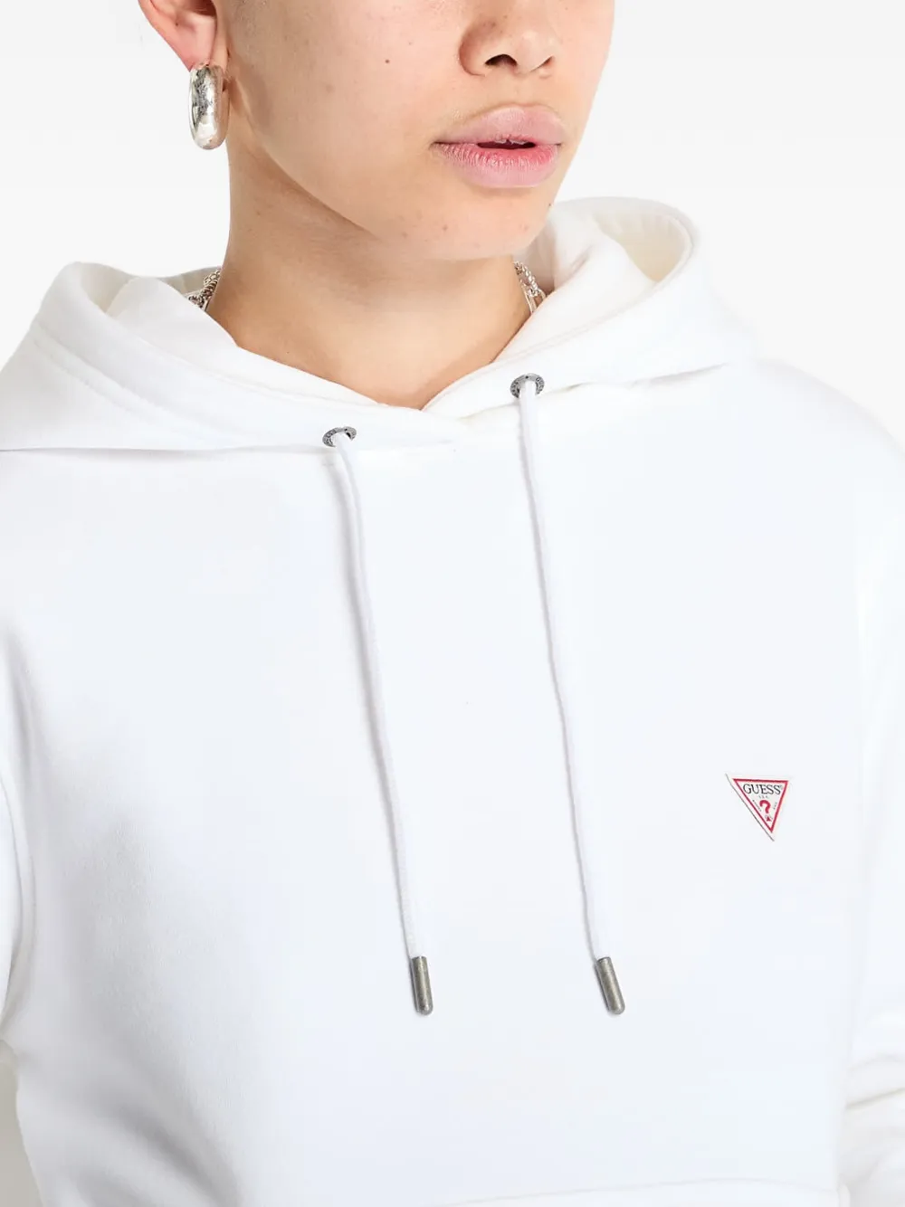 GUESS USA Iconic hoodie Wit