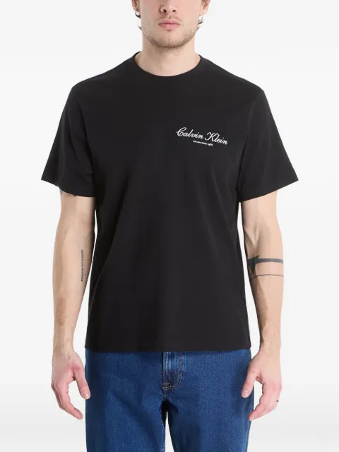 Calvin Klein logo-embroidered T-shirt