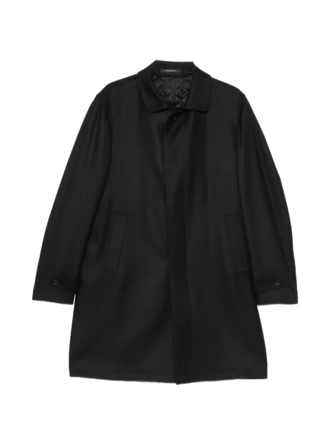 Tagliatore single-breasted twill-weave coat