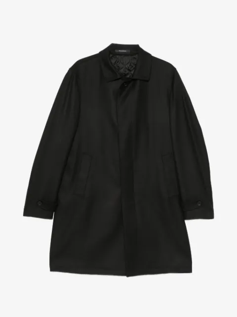 Tagliatore single-breasted twill-weave coat