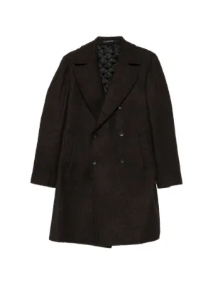 Brioni Spiga ダブルコート | ブラウン | FARFETCH JP