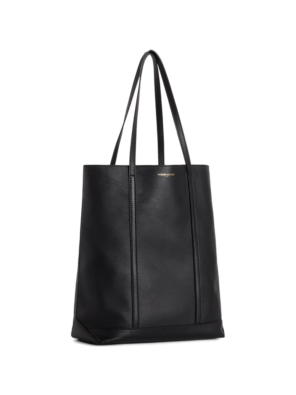 Maison Kitsuné Shopper met logoprint Zwart