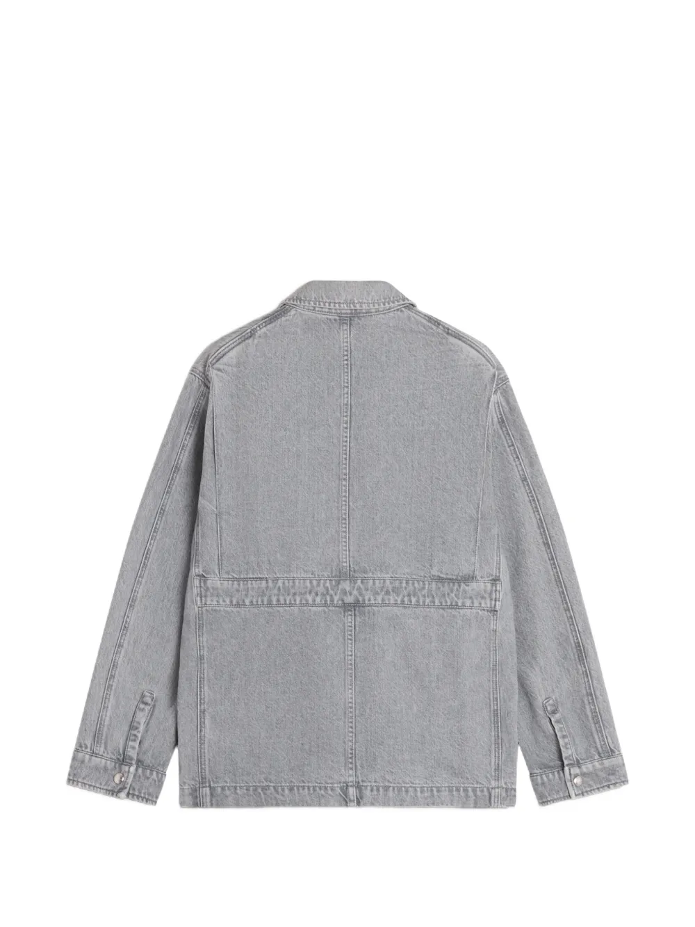 Maison Kitsuné Denim jack Grijs