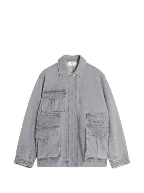 Maison Kitsuné chamarra de mezclilla con bolsillos