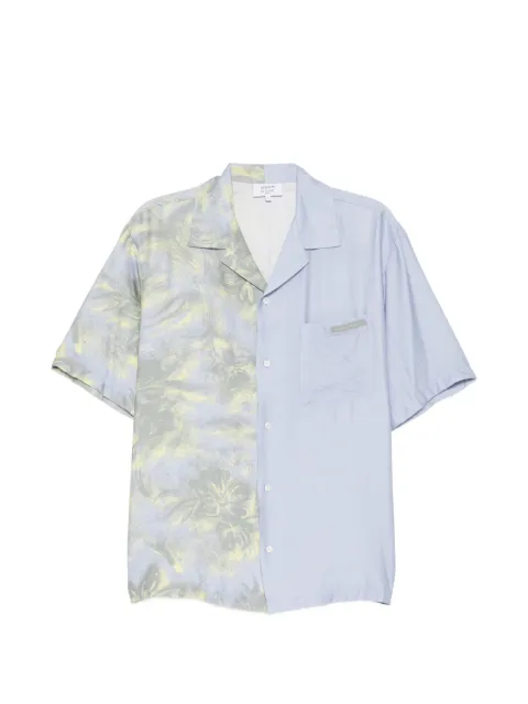Maison Kitsuné floral-print panelled shirt