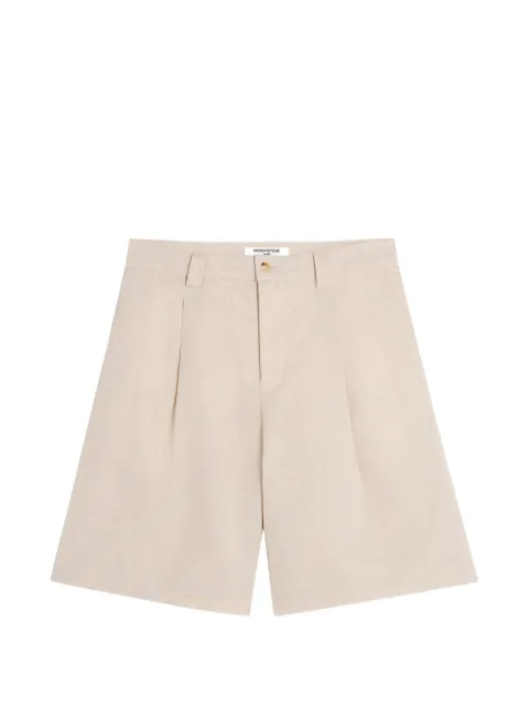 Maison Kitsuné pleated-detail shorts