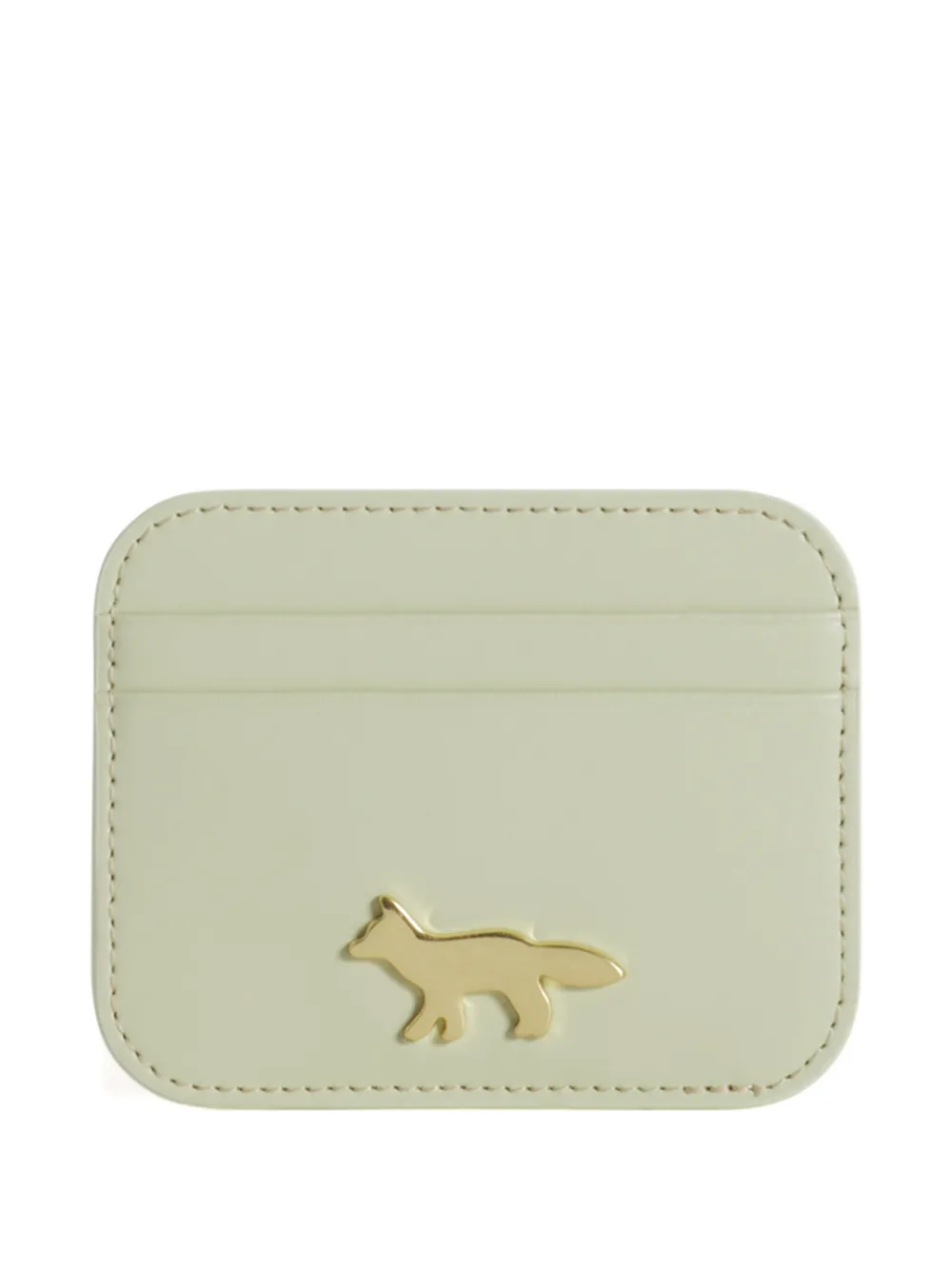 Maison Kitsuné Eddie card holder - Verde