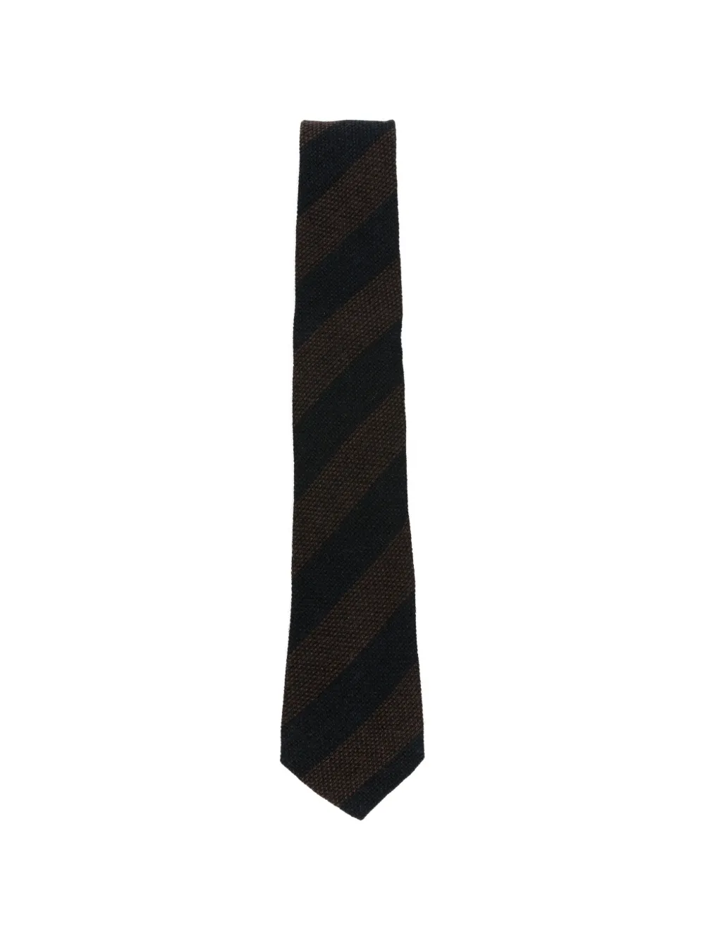 Tagliatore diagonal-stripe tie - Blau