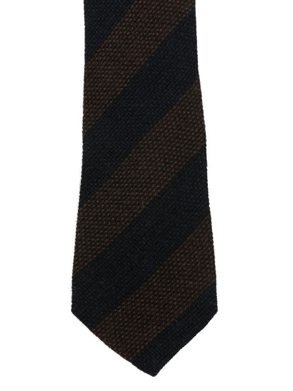 Tagliatore Gestreepte stropdas Blauw