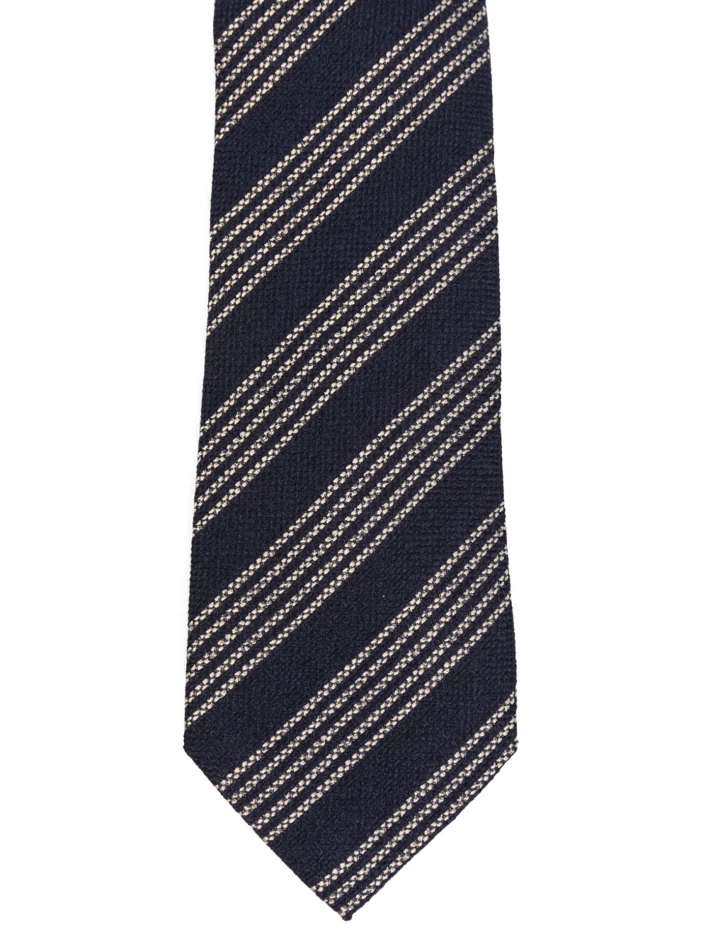 Tagliatore Gestreepte stropdas Blauw