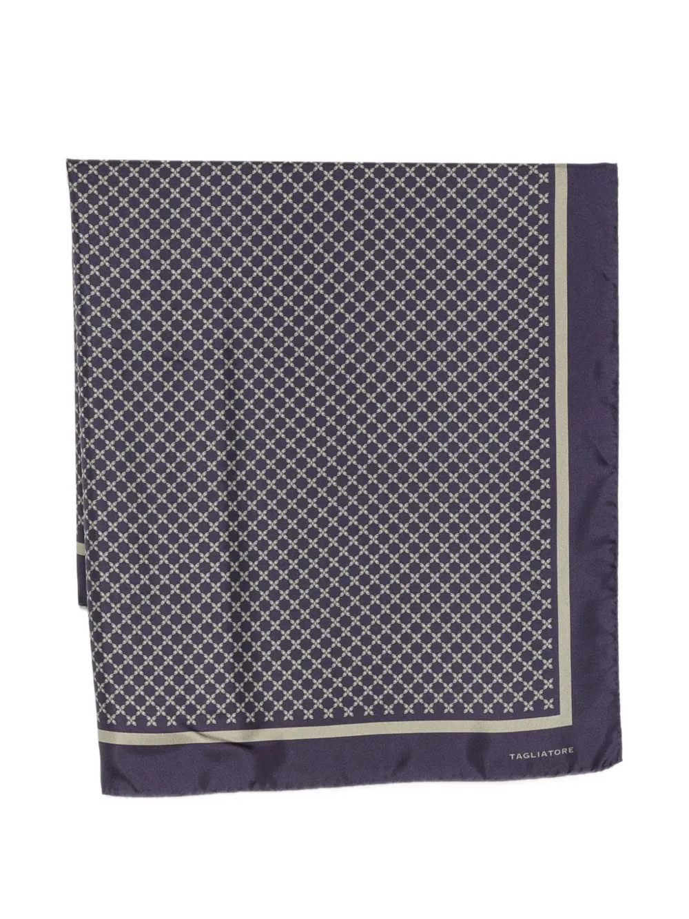 Tagliatore geometric-print scarf - Violett
