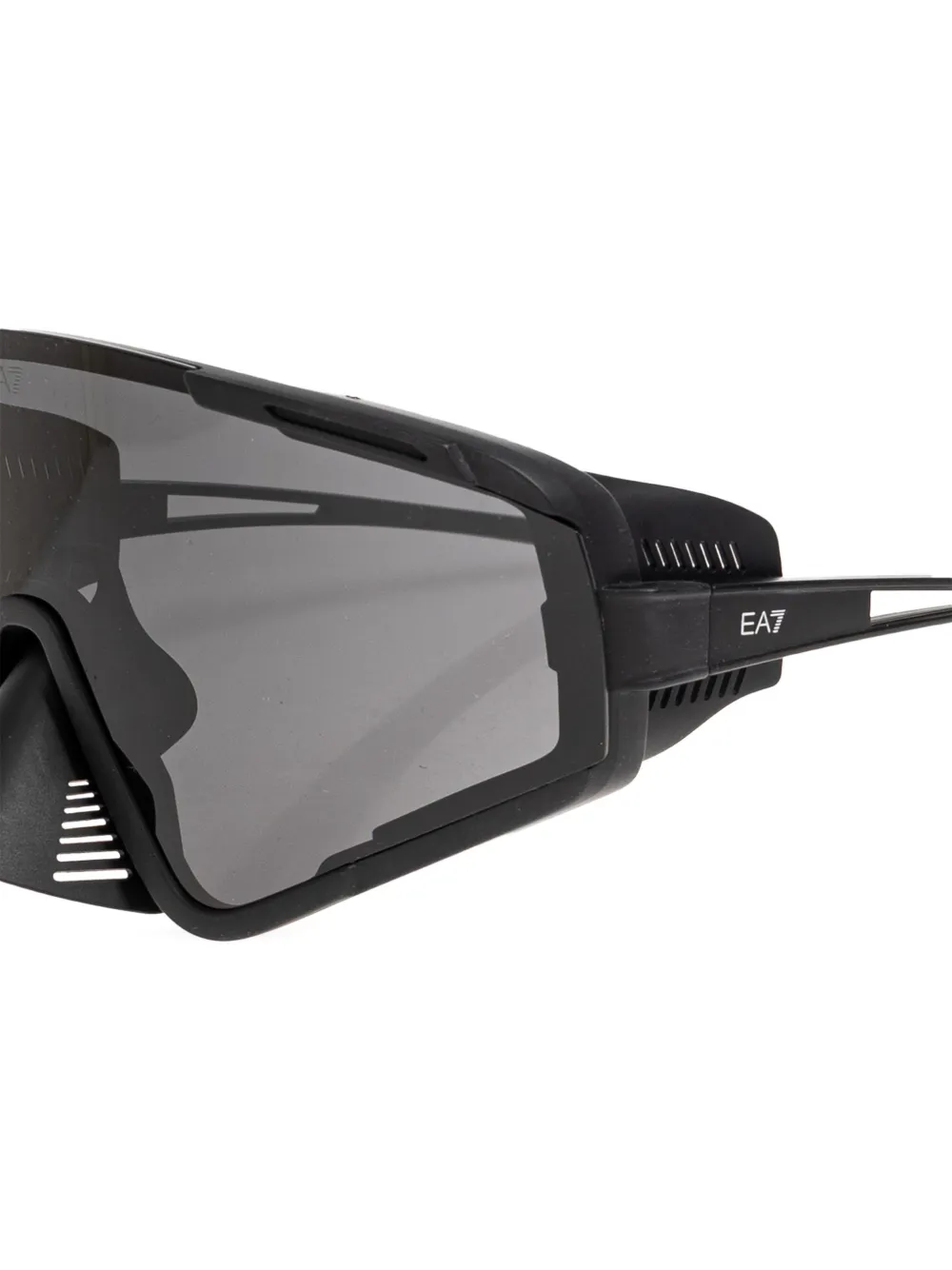 Ea7 Emporio Armani Zonnebril met geometrisch montuur Zwart