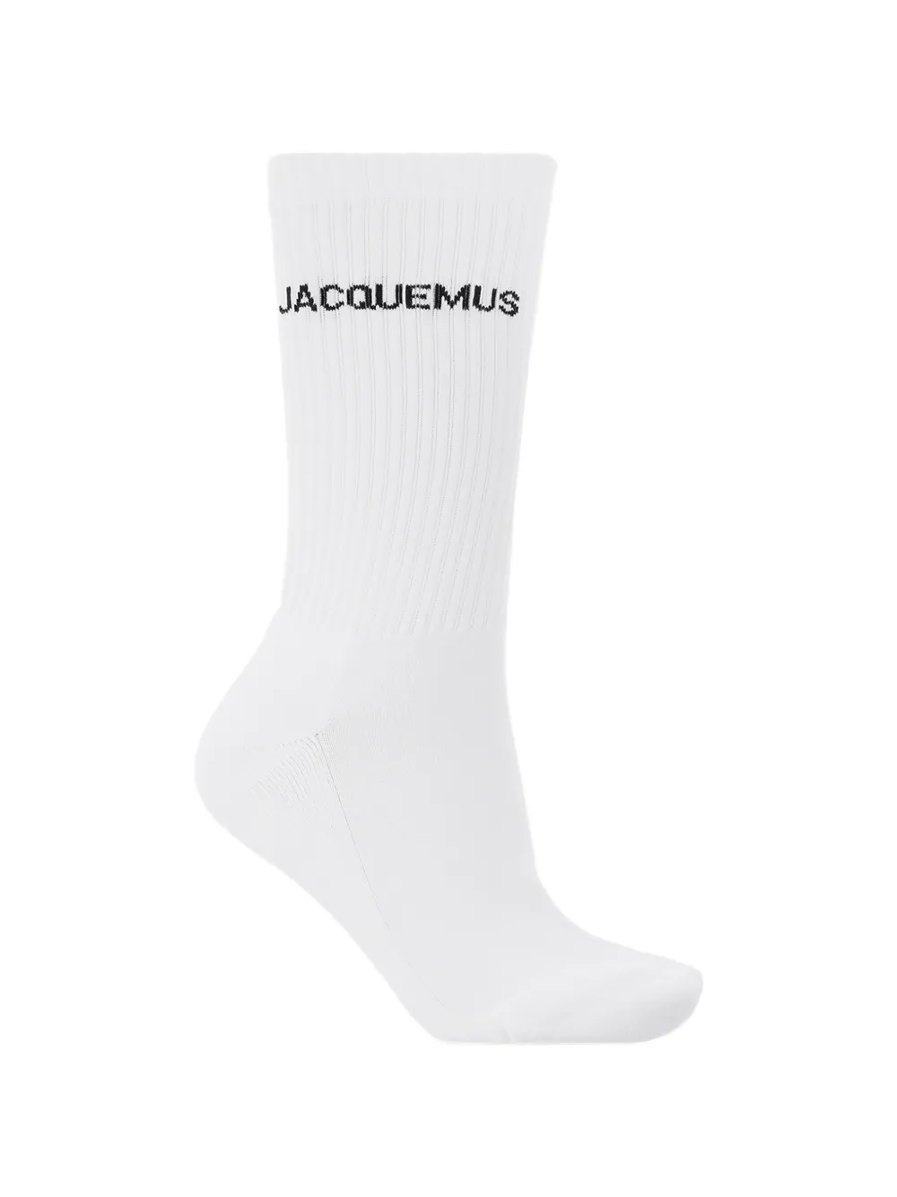 Jacquemus chaussettes à logo brodé - Blanc Jacquemus chaussettes à logo brodé - Blanc