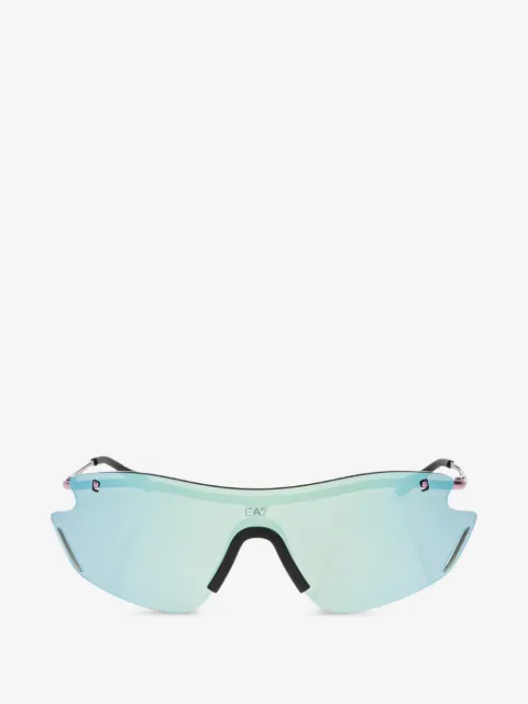 Ea7 Emporio Armani shield-frame mirrored sunglasses