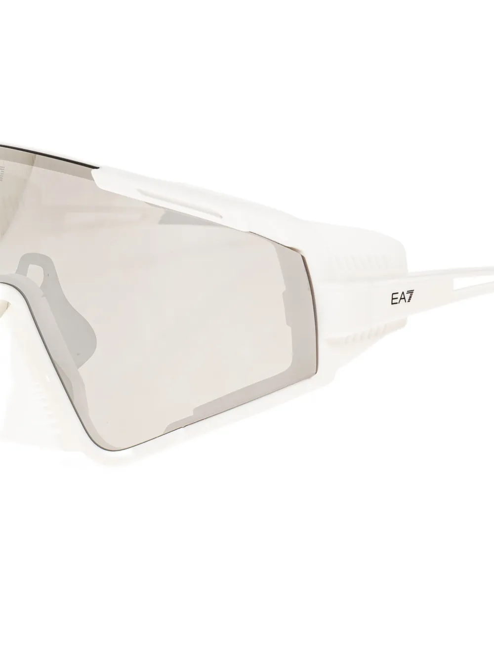 Ea7 Emporio Armani Zonnebril met geometrisch montuur Wit
