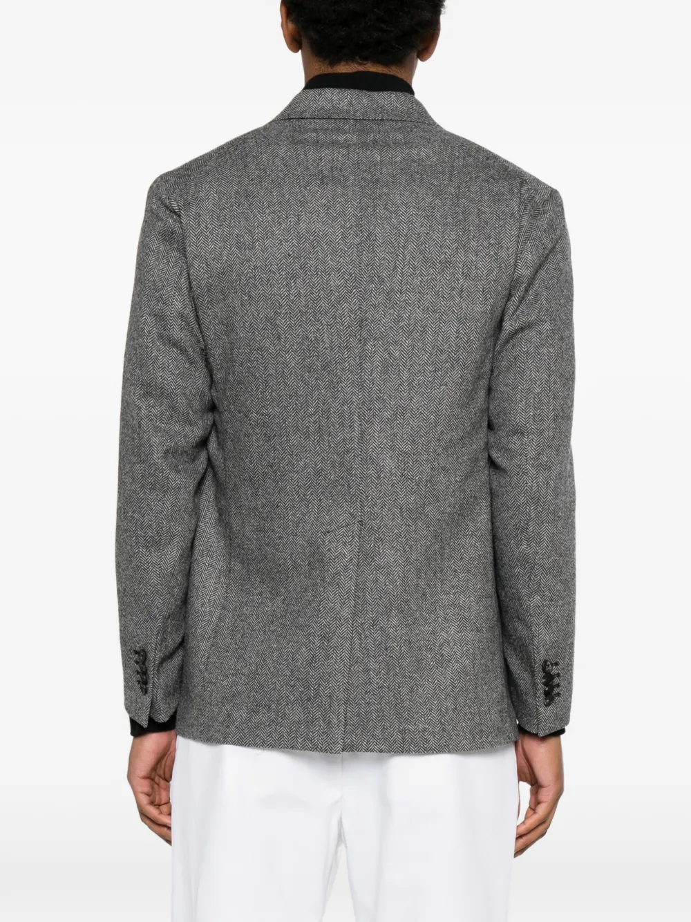 Tagliatore Blazer met dubbele rij knopen Zwart