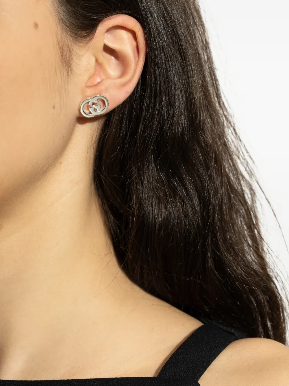 Gucci Interlocking G earrings - Silber