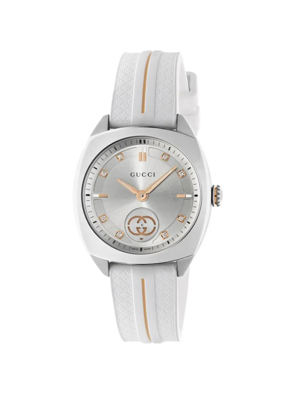 Gucci Interlocking GG-logo 29mm watch - Weiß