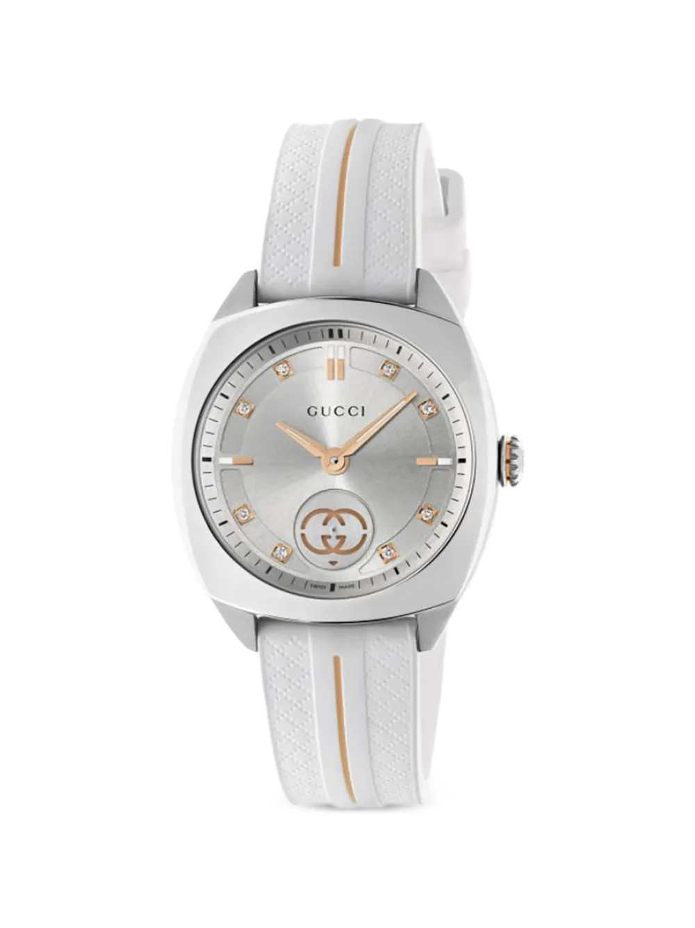Gucci Interlocking GG-logo 29mm watch - Weiß