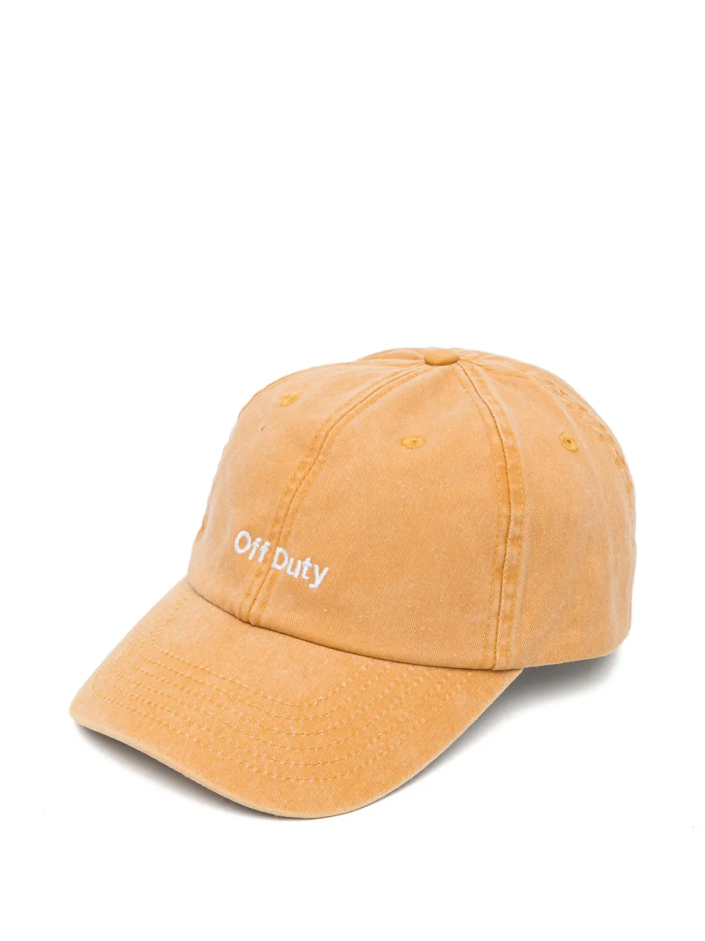 Anya Hindmarch Cappello in cotone con ricamo - Giallo