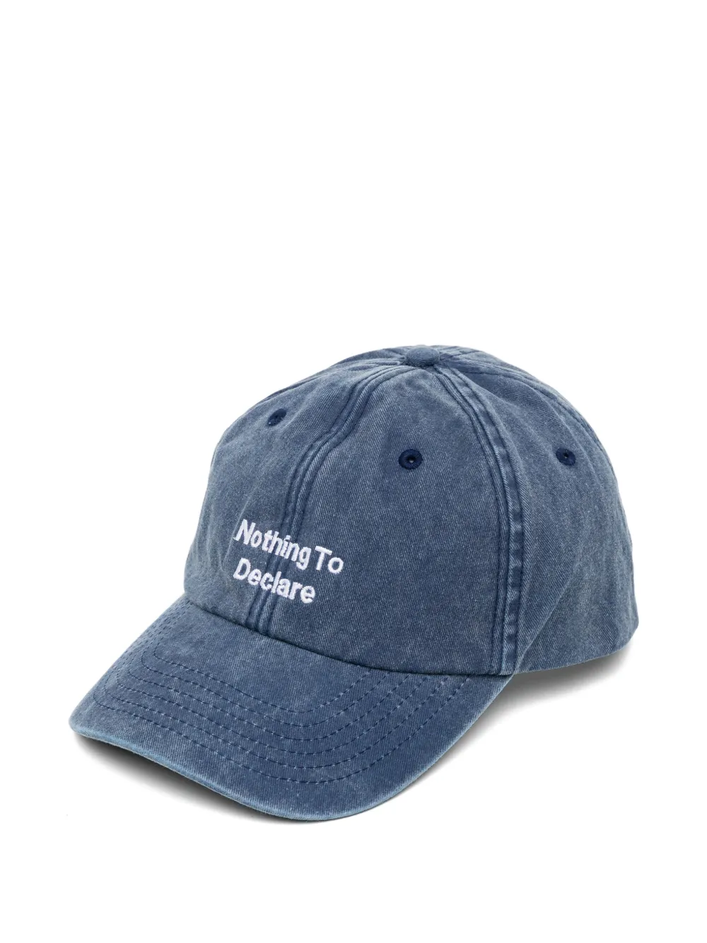 Anya Hindmarch embroidered washed-finish cap