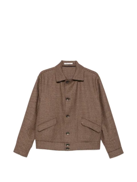 Tagliatore veste boutonnée à motif pied-de-poule