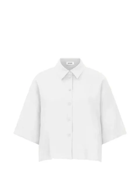 Drykorn YARIKA linen short-sleeve blouse