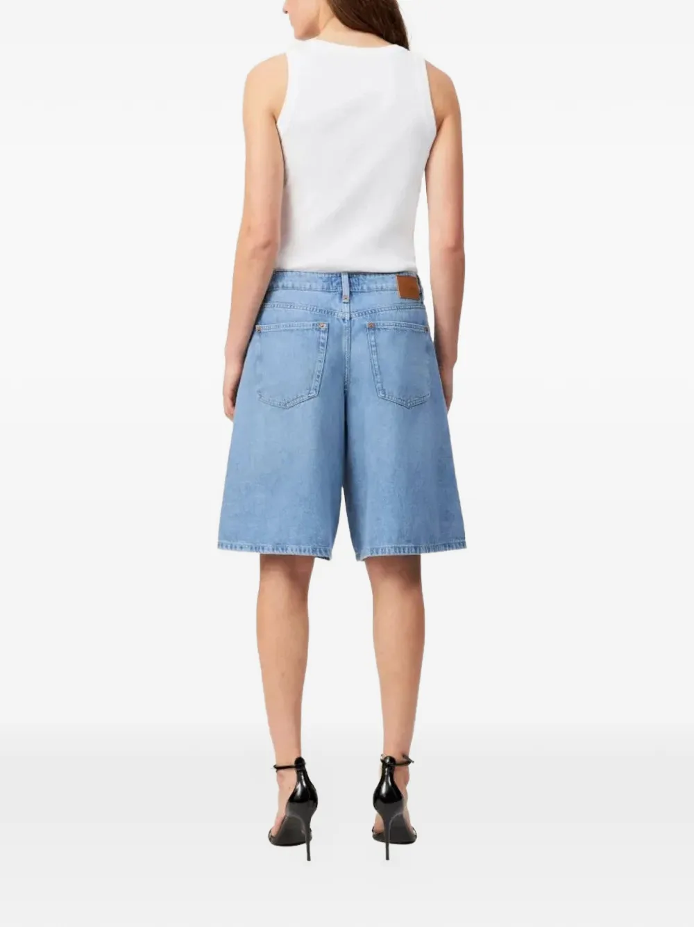Drykorn Denim shorts Blauw