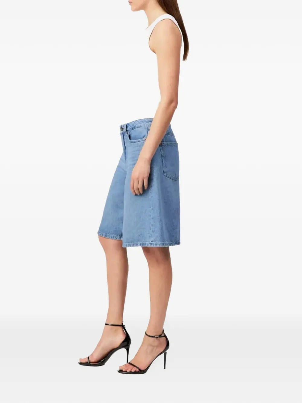 Drykorn Denim shorts Blauw
