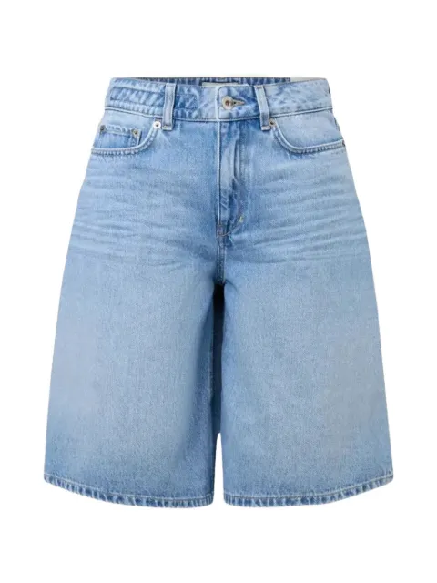 Drykorn faded-effect denim shorts