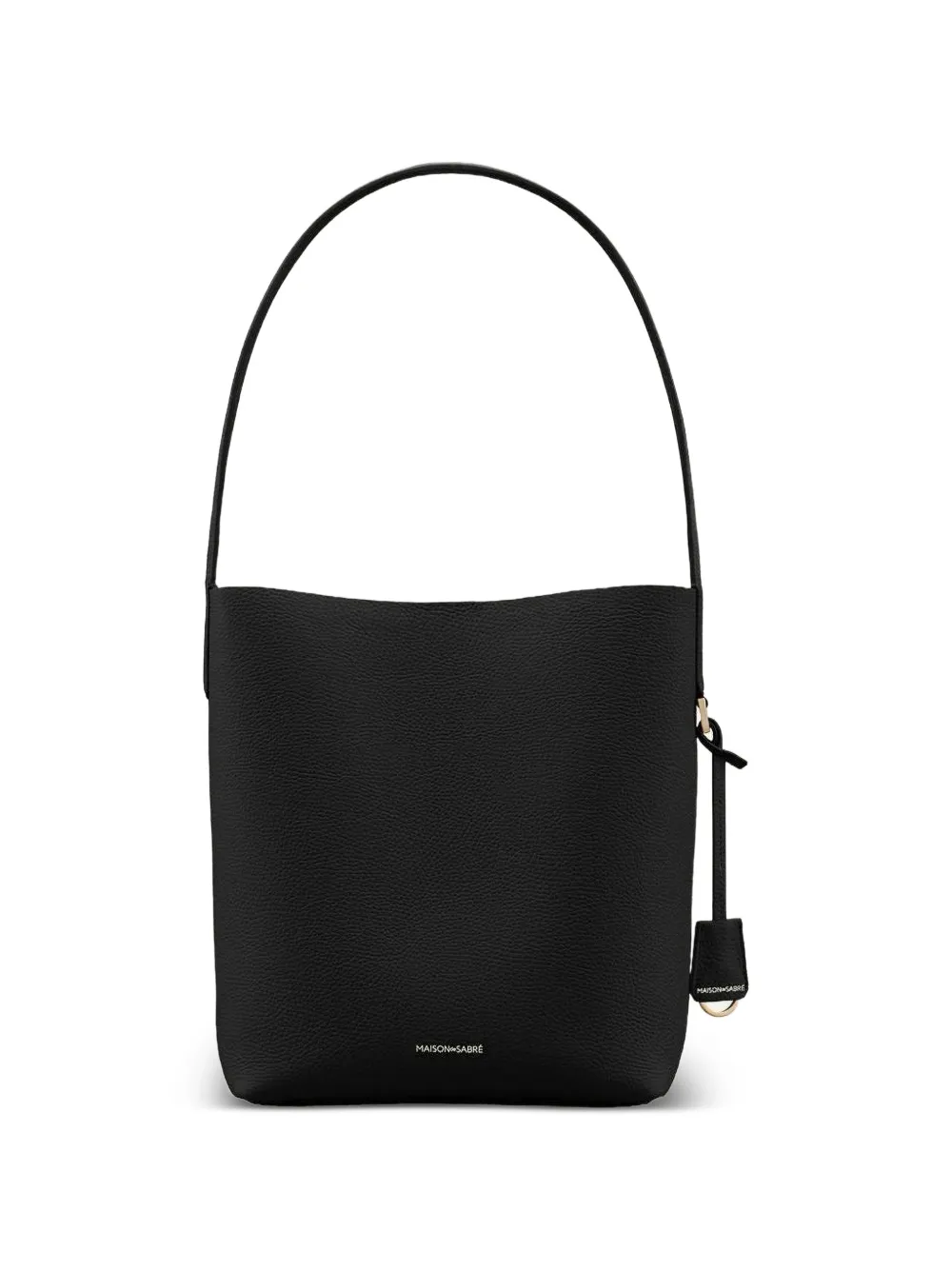 MAISON de SABRÉ The Bucket Soft Tote grained leather bucket bag - Nero