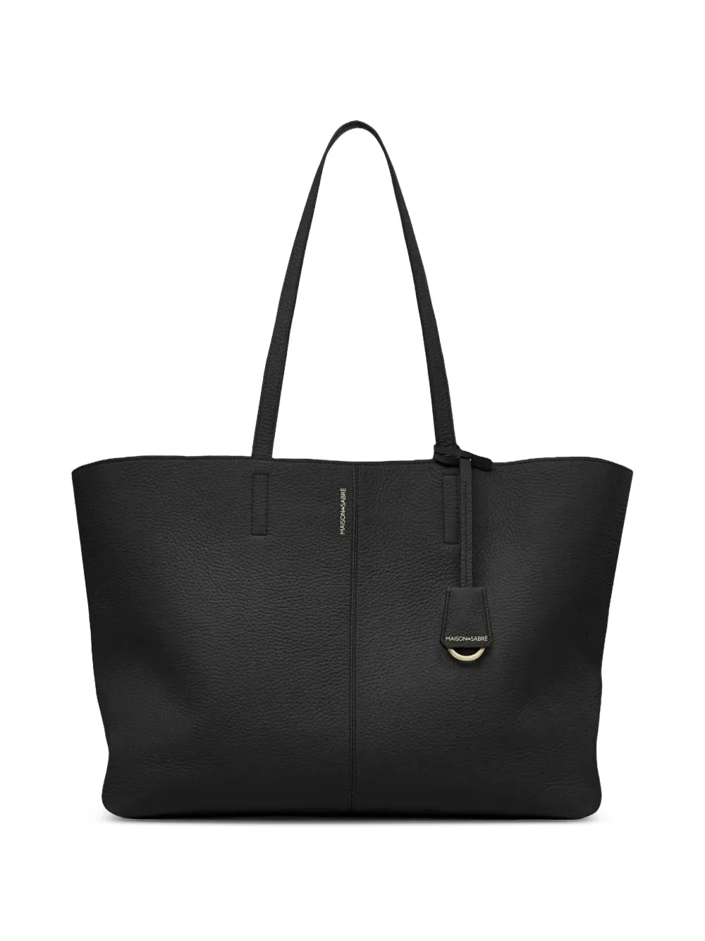 MAISON de SABRÉ The Snap pebbled tote bag - Nero
