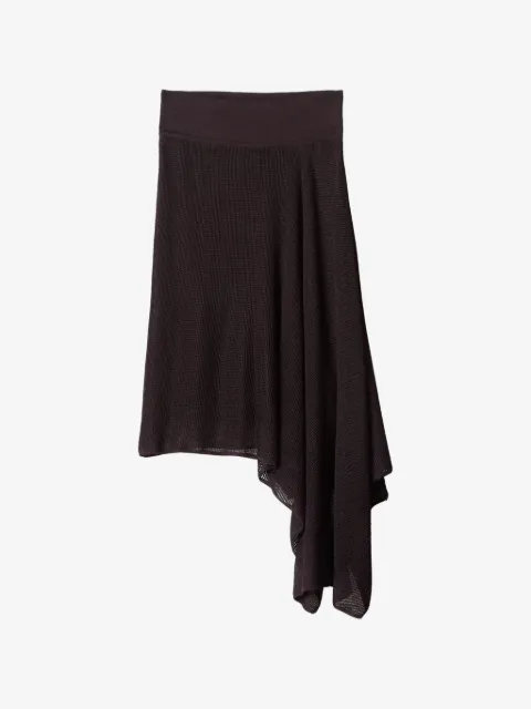 Jacquemus falda The Voile asimétrica drapeada