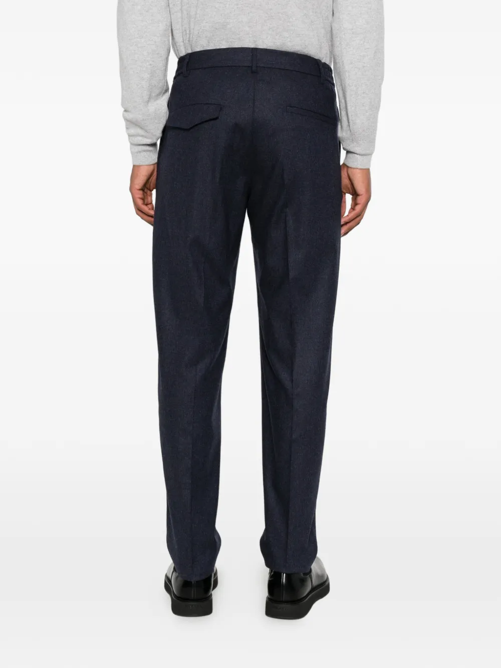 Tagliatore Broek met elastische tailleband Blauw