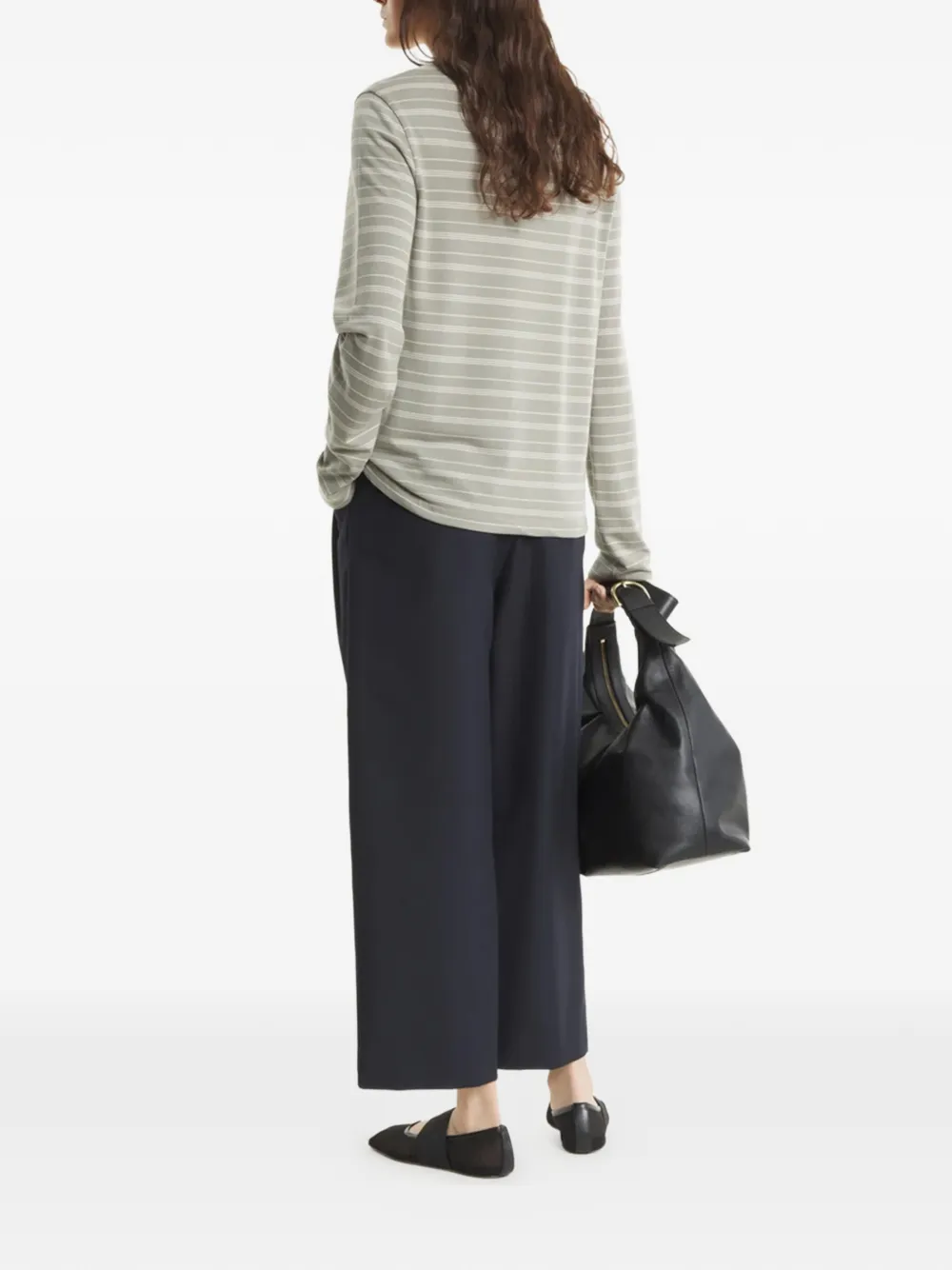 Maison Kitsuné Plooibroek met wijde pijpen Blauw