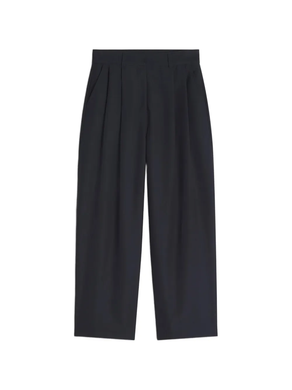 Maison Kitsuné pleated wide-leg trousers - Blu