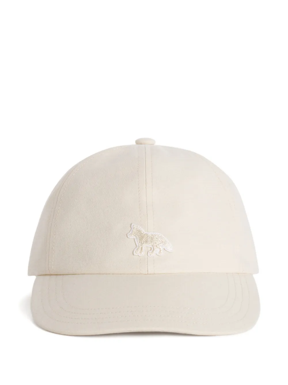 MAISON KITSUNÉ Baby Fox logo-atch baseball cap - Nude