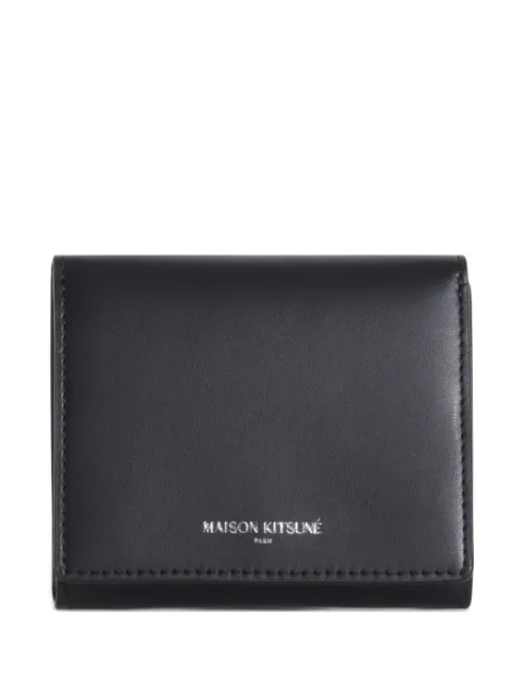 Maison Kitsuné logo-print trifold wallet