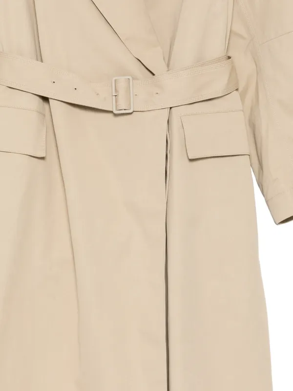 【ほぼ新品】Maison Kitsune WRAP COAT Maison Kitsuné Wrap Coat | Neutrals | FARFETCH GE