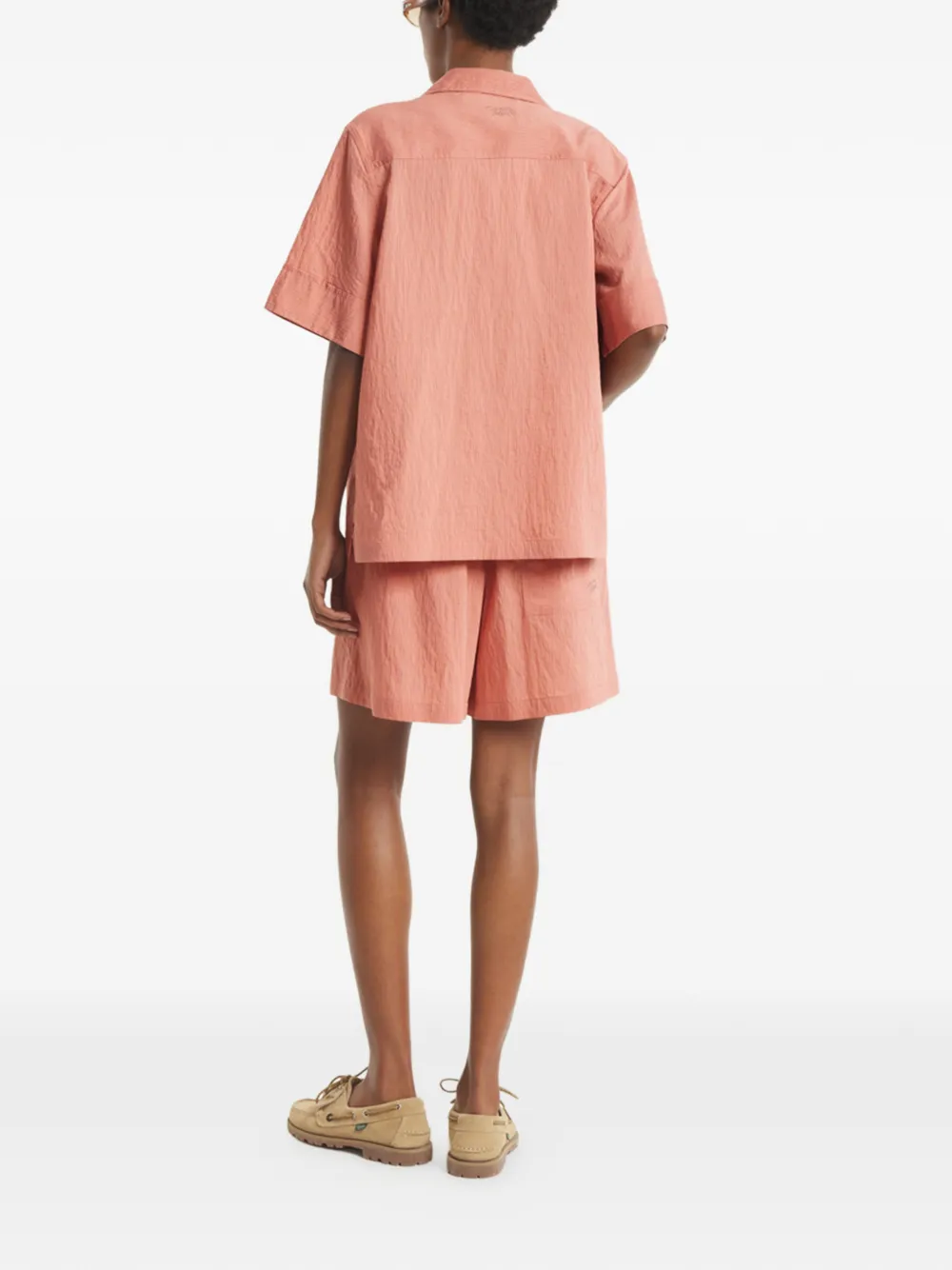 Maison Kitsuné Shorts met trekkoord Roze